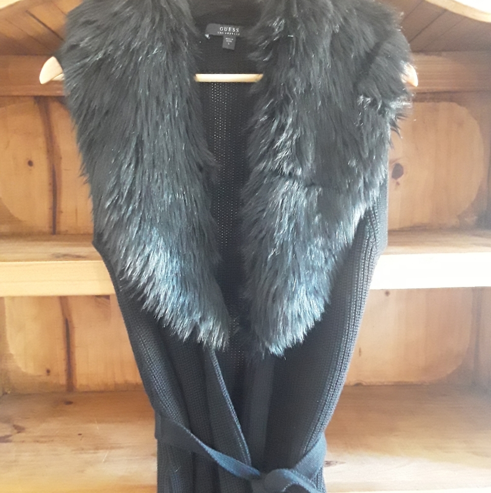 Guess faux fur vest